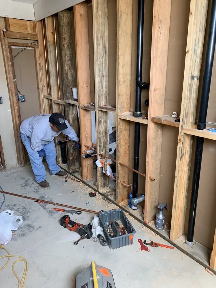 Commercial rough-in plumbing for Gas Line Repair in Belcoville